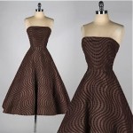 vintage 1950s emma domb cocktail dress