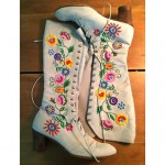 vintage 1960s jerry edouard embroidered boots