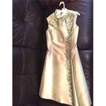 vintage 1960s jeweled dress