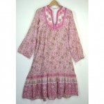 vintage 1970s indian gauze festival dress