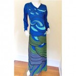 vintage 1970s roberta di camerino maxi dress