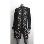 vintage 1990s victor costa embroidered cocktail jacket