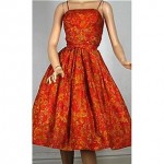 vintage alfred shaheen silk dress