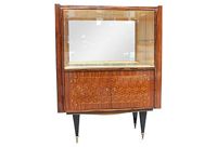 vintage art deco macassar ebony dry bar