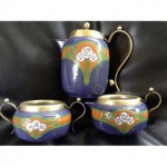 vintage arts & crafts tea set