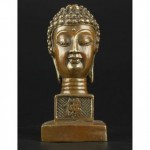 vintage bronze buddha seal