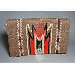 vintage chimayo wool clutch purse