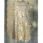 vintage crochet dress