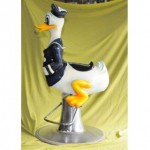 vintage donald duck barber chair