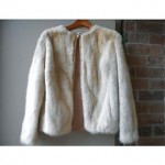 vintage fur sweater jacket