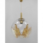 vintage german glass ceiling light