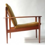 vintage grete jalk teak chair