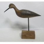 vintage h. v. shourds carved shorebird