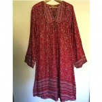 vintage india cotton gauze dress