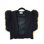 vintage lilli diamond fur trim jacket