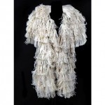 vintage lucille ball ostrich feather shawl