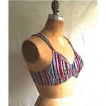 vintage lucine almas silk bustier bra top