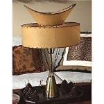 vintage mid-century atomic table lamp