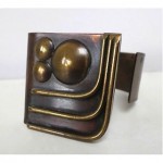 vintage mid-century copper brass bracelet