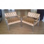 vintage milo baughman thayer coggin chairs