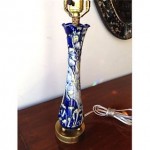 vintage moorcroft pottery lamp