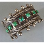 vintage navajo turquoise row bracelet