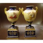 vintage royal vienna urns