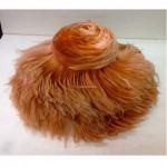 vintage saks fifth avenue french feather hat