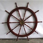 vintage ship wheel