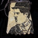 vintage whiting & davis charlie chaplin bag