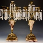 antique 1890s french candelabra