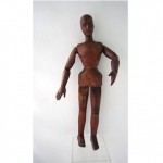 antique 1900s french carved mannequin figure