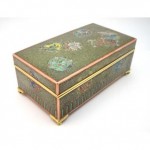 antique 1900s japanese cloisonne box