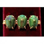 antique 1900s scarab brooch