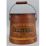 antique 20th century apricot bucket