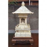 antique carved buddha temple