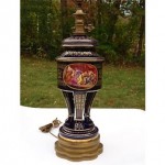 antique royal vienna table lamp