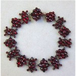 antique victorian garnet bracelet