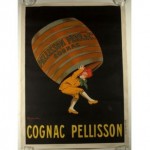 vintage 1907 french cognac poster