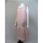 vintage 1920s beaded chiffon dress