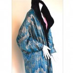 vintage 1920s lame velvet evening coat