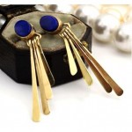 vintage 1920s lapis lazuli earrings