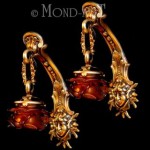 vintage 1920s pair petite wall sconces