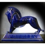 vintage 1924 ashstead wembley ceramic lion