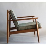 vintage 1950s baumritter lounge chair