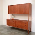 vintage 1956 hans wegner for ry mobler teak sideboard