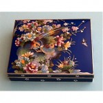 vintage 1957 japanese cloisonne box