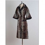 vintage 1960s lilli ann leopard print coat