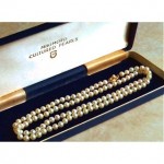 vintage 1960s mikimoto pearl necklace