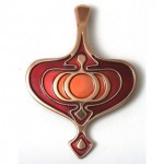 vintage 1960s unn tangerud for david andersen pendant